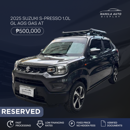 2025 SUZUKI S-PRESSO 1.0L GL AGS GAS AUTOMATIC TRANSMISSION
