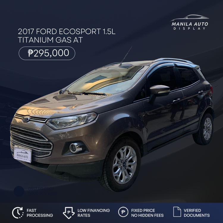2017 FORD ECOSPORT 1.5 TITANIUM GAS AUTOMATIC TRANSMISSION