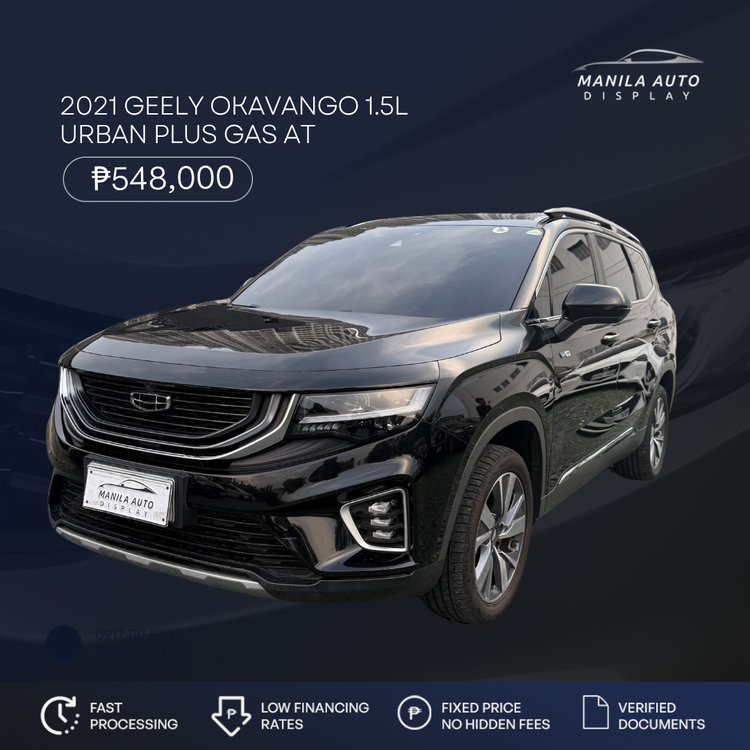 2021 GEELY OKAVANGO 1.5L URBAN PLUS GAS AUTOMATIC TRANSMISSION