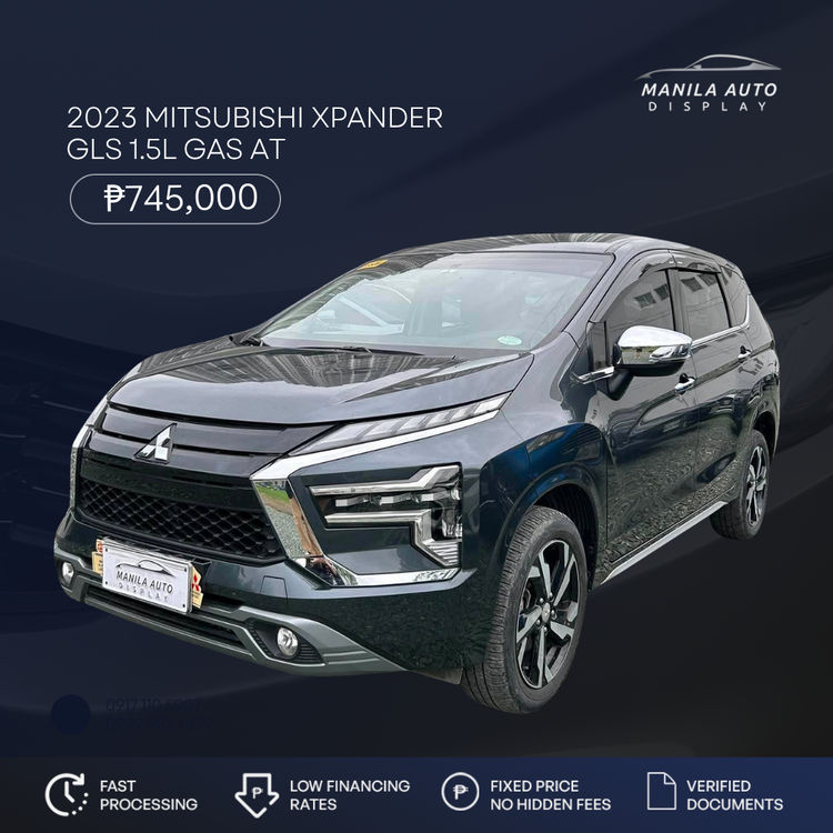 2023 MITSUBISHI XPANDER GLS 1.5L GAS AUTOMATIC TRANSMISSION