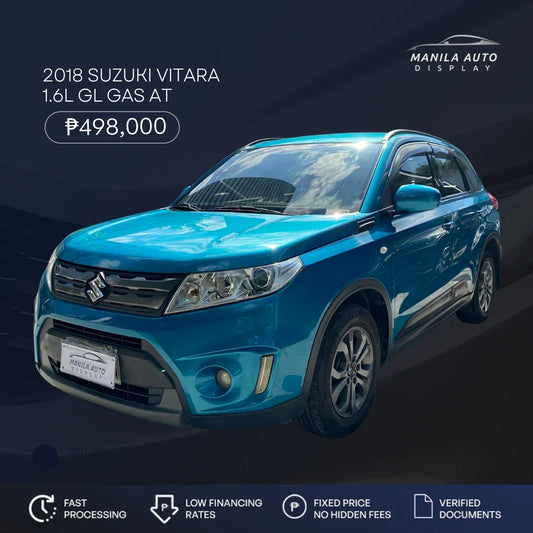 2018 SUZUKI	VITARA 1.6L GL GAS AUTOMATIC TRANSMISSION