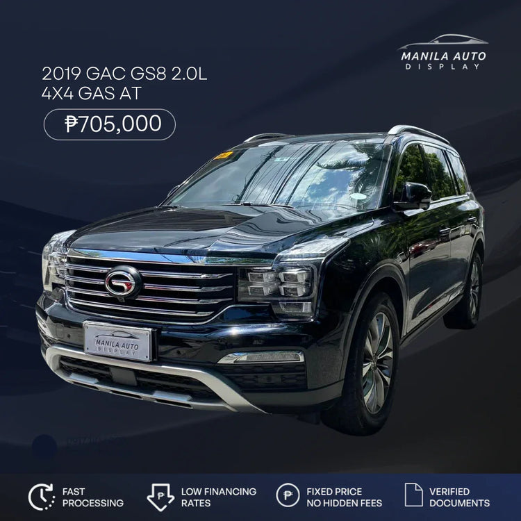 2019 GAC GS8 2.0L 4X4 GAS AUTOMATIC TRANSMISSION