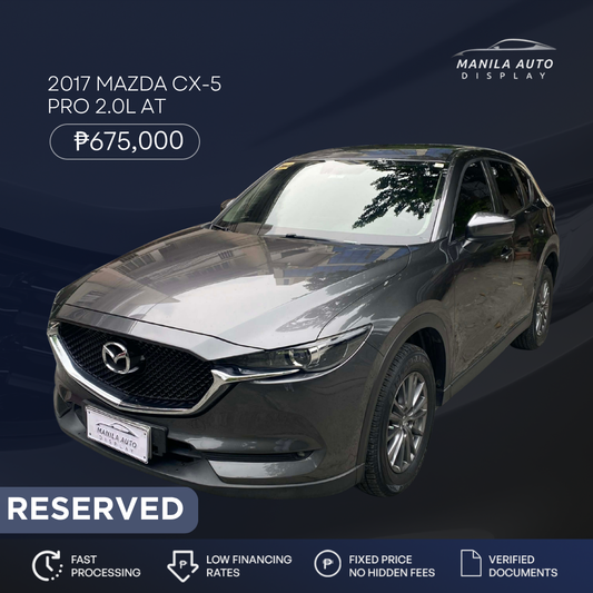 2017 MAZDA CX-5 PRO 2.0L AUTOMATIC TRANSMISSION