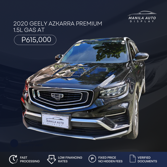 2020 GEELY AZKARRA PREMIUM 1.5L GAS AUTOMATIC TRANSMISSION