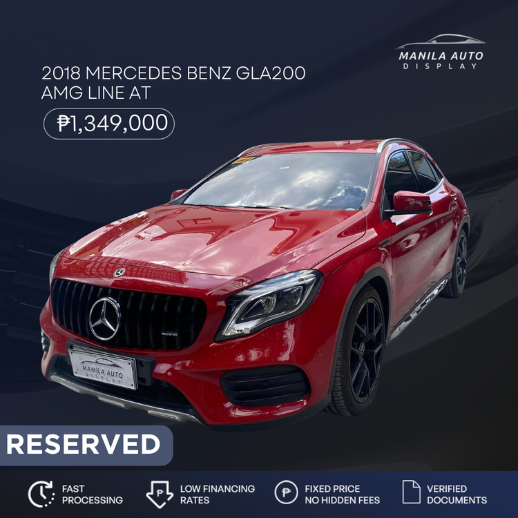 2018 MERCEDES BENZ GLA200 AMG LINE AUTOMATIC TRANSMISSION