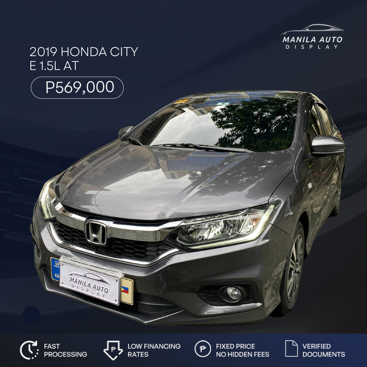 2019 HONDA CITY E 1.5L AUTOMATIC TRANSMISSION