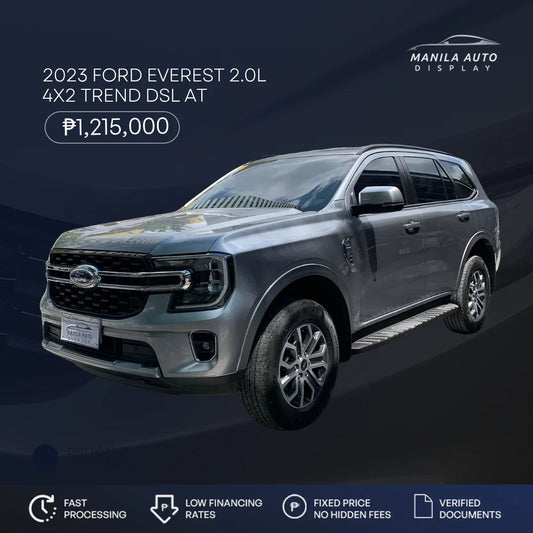 2023 FORD EVEREST 2.0L 4X2 TREND DSL AUTOMATIC TRANSMISSION