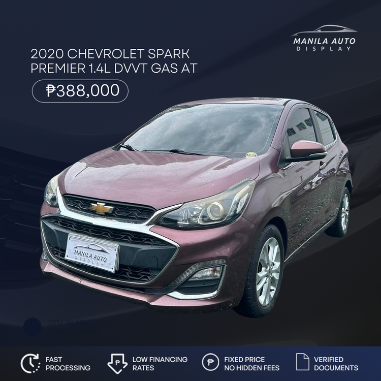 2020 CHEVROLET SPARK PREMIER 1.4L DVVT GAS AUTOMATIC TRANSMISSION